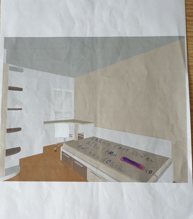 Dormitorio juvenil completo