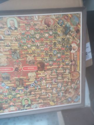 Cuadro de vitolas puros años 60