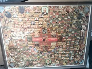 Cuadro de vitolas puros años 60