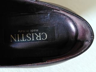 Scarpe vintage in pelle marrone. 38