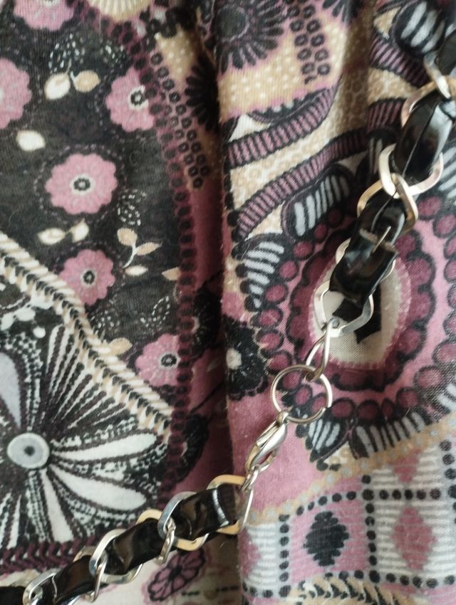 Blusón de punto estampado