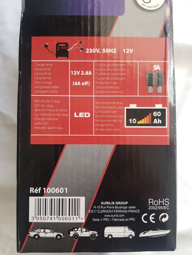 Cargador de baterías