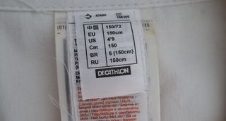 Parte de arriba kimono de karate 150cm
