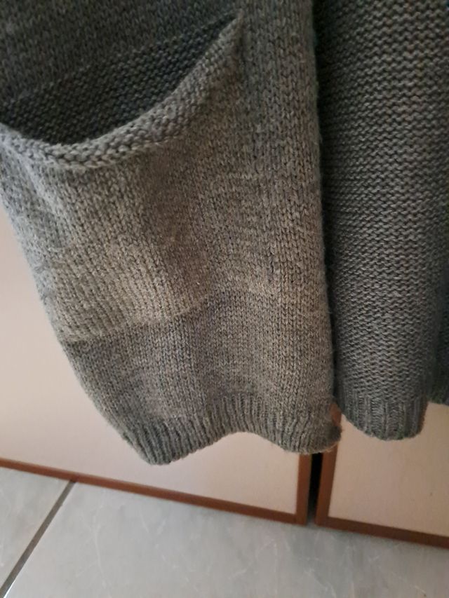 Cardigan donna grigio Zuiki