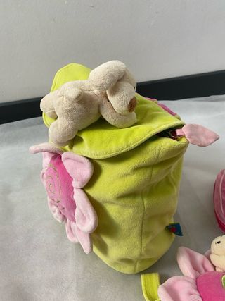 Mochila Portatoallitas y Portachupete Bebé