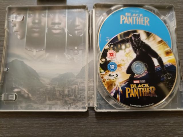 Steelbook UCM Black Panther Blu-ray Descatalogado