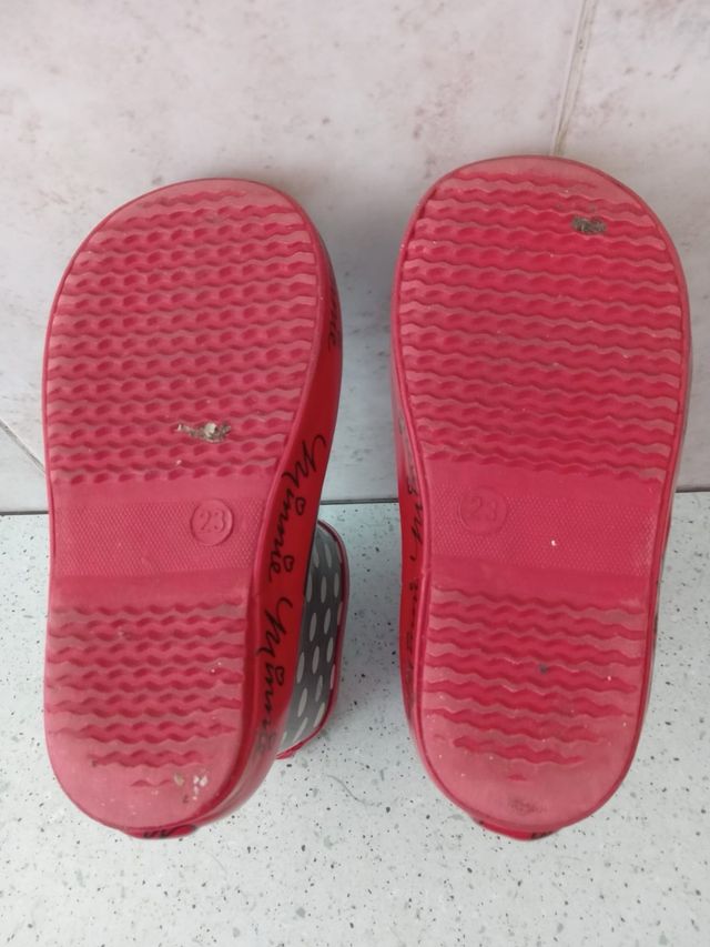 Botas de agua de Minnie