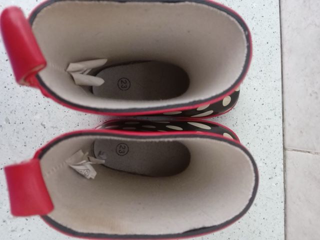 Botas de agua de Minnie