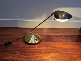 LÁMPARA SOBREMESA FLEXO METAL DORADO