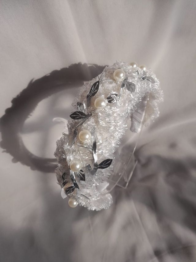 Diadema ancha niña, comunión, fiesta, evento