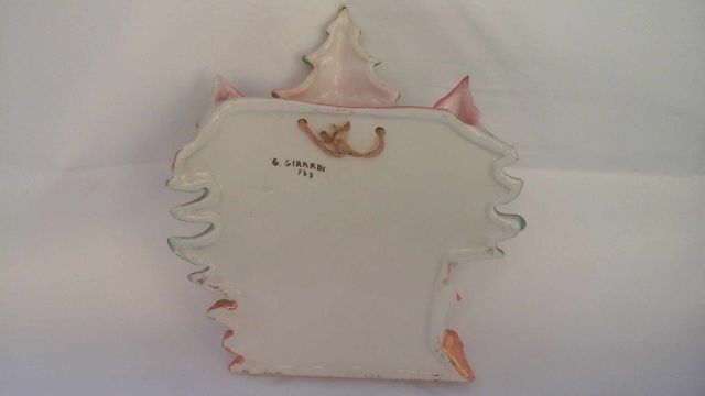 Antico Potafiori da muro firmato G.Girardi