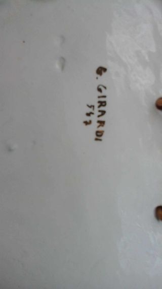 Antico Potafiori da muro firmato G.Girardi 