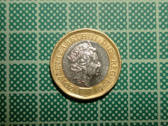 Moneda Isabel II 1 libra esterlina de 2017 