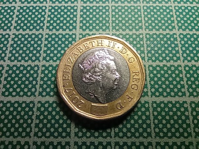 Moneda Isabel II 1 libra esterlina de 2017 