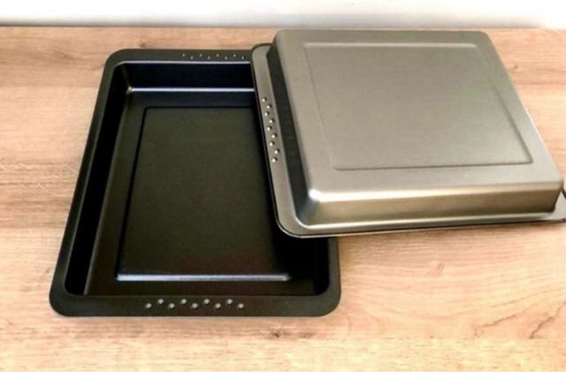 CONJUNTO DE 2 MOLDES RETANGULARES PARA FORNO