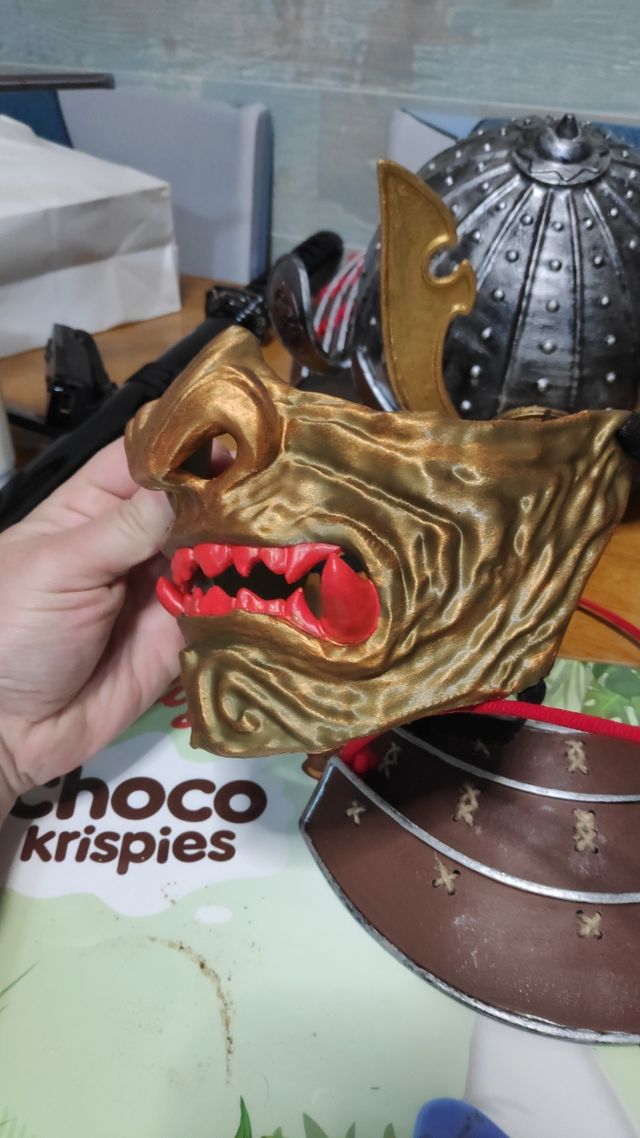 Armadura samura cuero para larp, cosplay