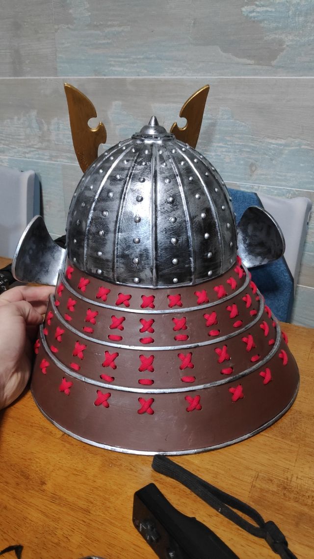 Armadura samura cuero para larp, cosplay