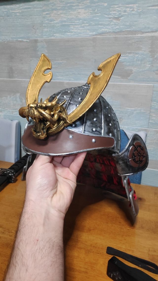 Armadura samura cuero para larp, cosplay