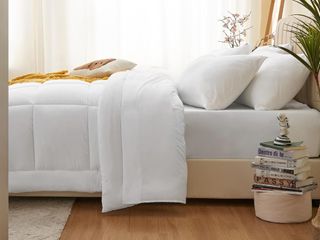5 piezas de cama 190 tamaño king color blanco