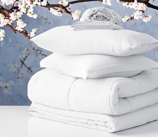 5 piezas de cama 190 tamaño king color blanco