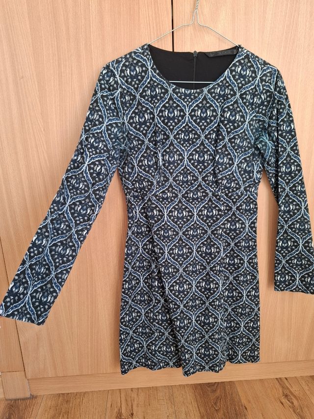 Vestido Zara estampado
