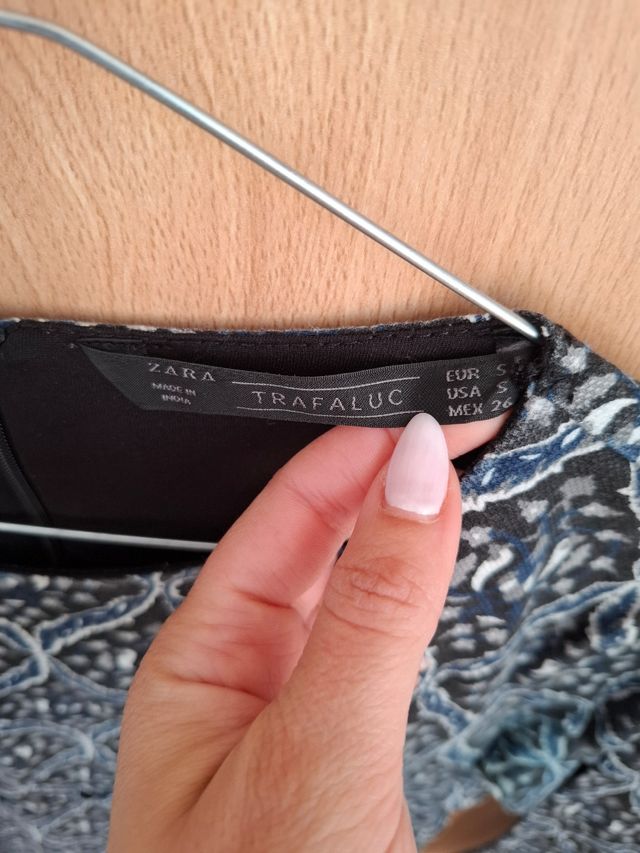 Vestido Zara estampado