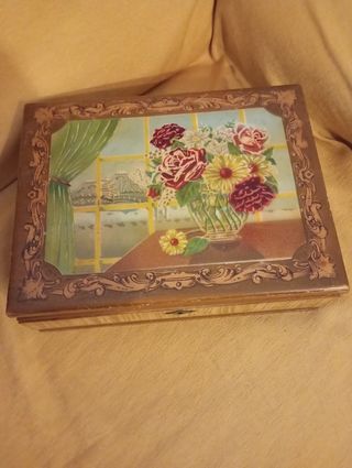 Caja neceser antigua 