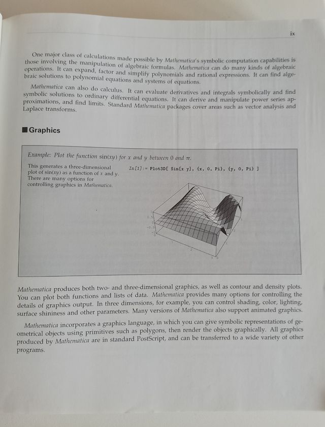 Mathematica: A System for Doing Mathematics by Computer