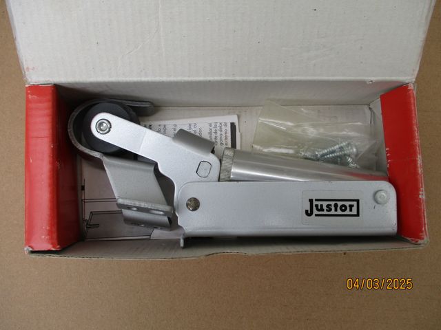 FRENO RETENEDOR JUSTOR 1-1G PLATA (0112.1)