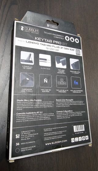 Funda con teclado 