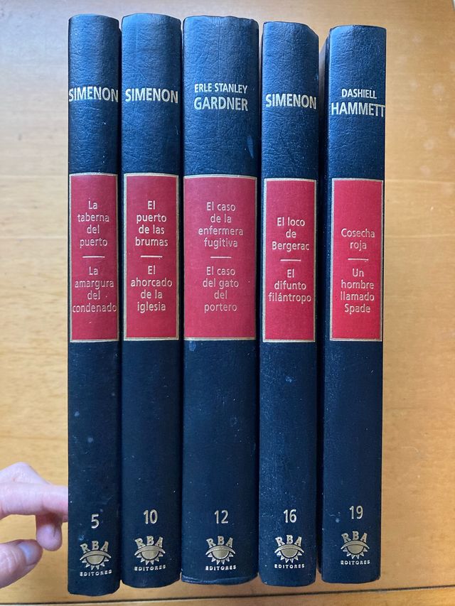 Parte de colección libros Maestros del crimen