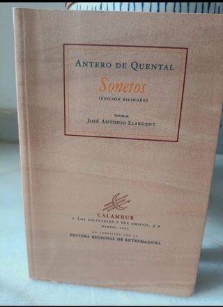 Sonetos. Antero de Quental