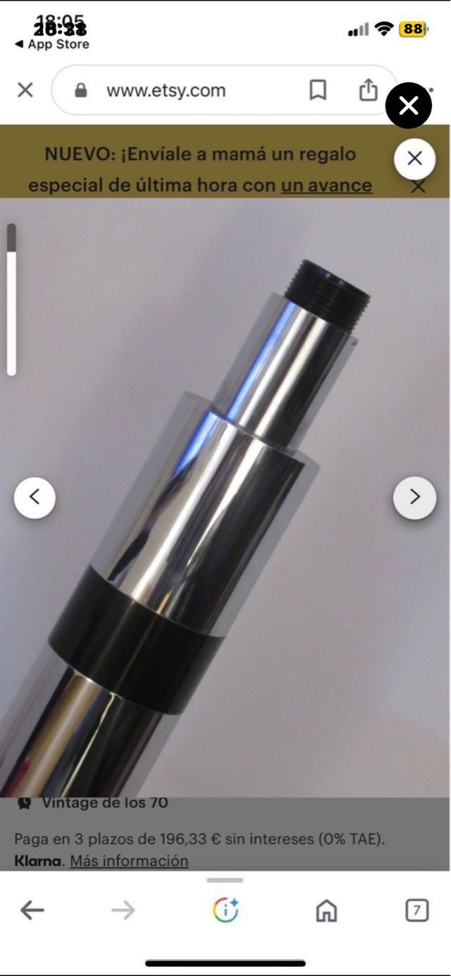 Lampara diseño años 70