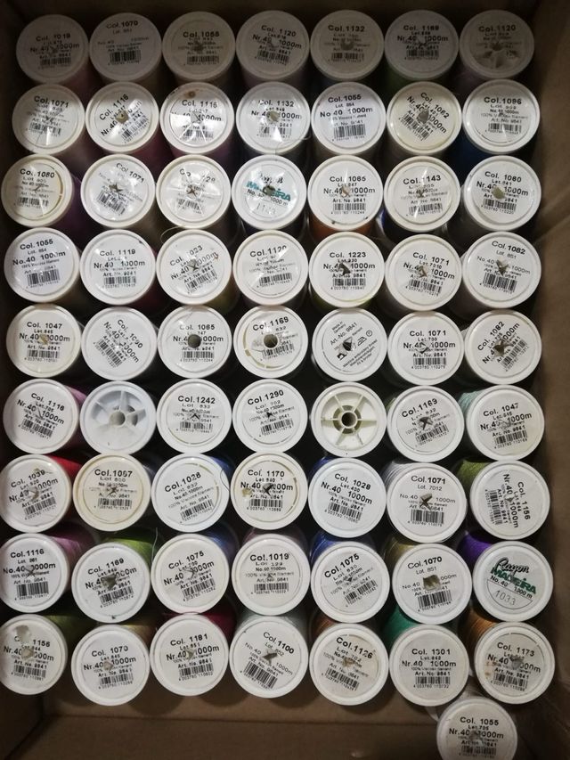 Hilos de bordar marca Madeira