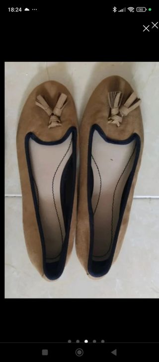 6 pares de manoletinas talla 37 