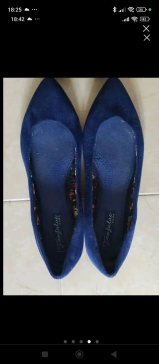 6 pares de manoletinas talla 37