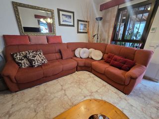 Sofá en L de 3 módulos