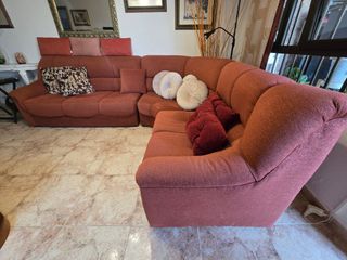 Sofá en L de 3 módulos