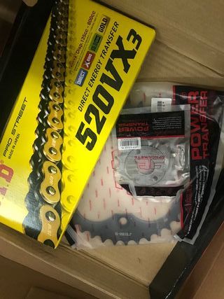 kit de cadena corona piñon, corona