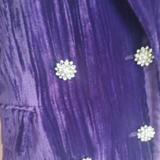 Vestido - chaqueta de terciopelo de Zara