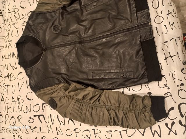 Cazadora cuero imitacion