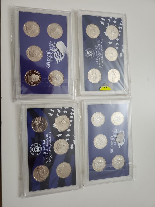 4 carteras de monedas americanas