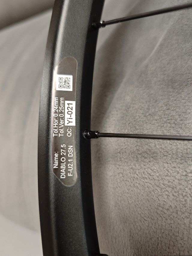 Ruedas 27'5 NOVATEC DIABLO. 11 velocidades (HG)