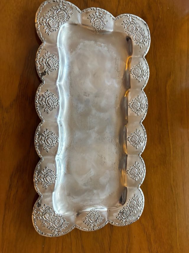 Dos tazas con soporte de plata inglesa/alpaca