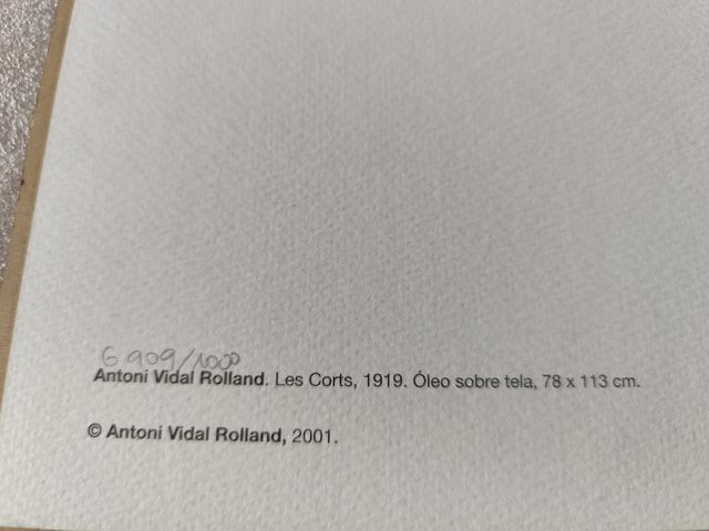 Litografía Barça Museo FC Barcelona