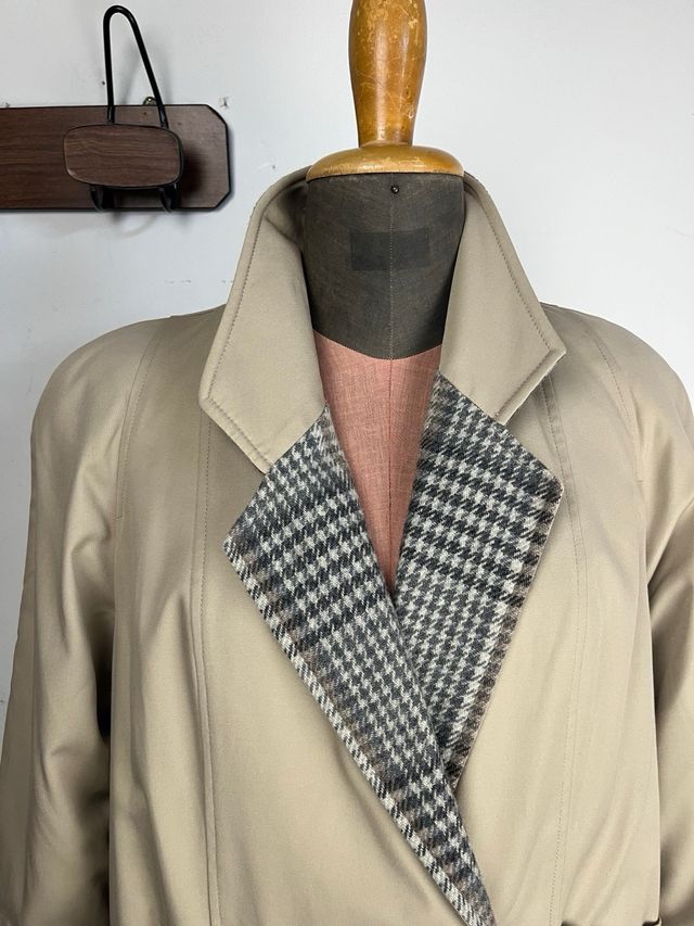 Trench reversibile vintage