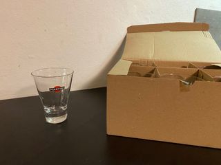 Set di 6 bicchieri vintage Martini mai usati 