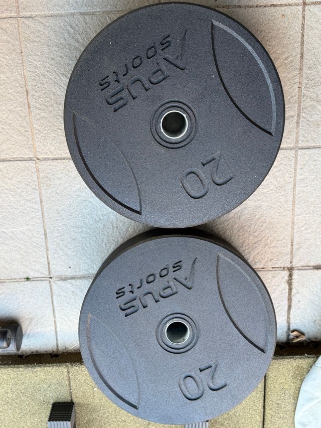 Par de Discos Bumper 20 kg 