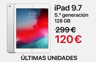 iPad 9.7 5th generación 128 gb