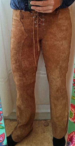 Pantalones de cuero